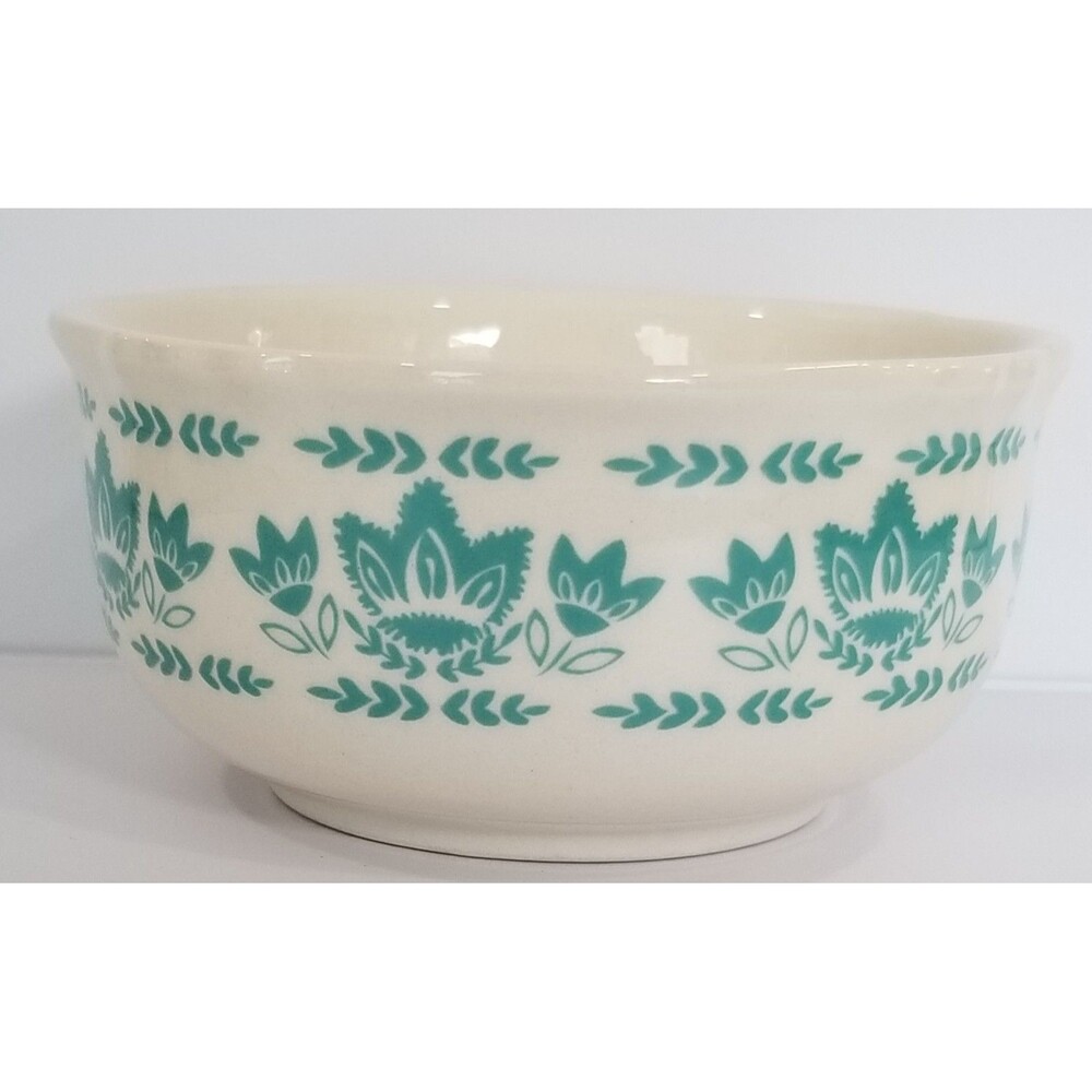 Pioneer Woman Green Floral 4.5โ Stoneware Bowl 2818dmt
